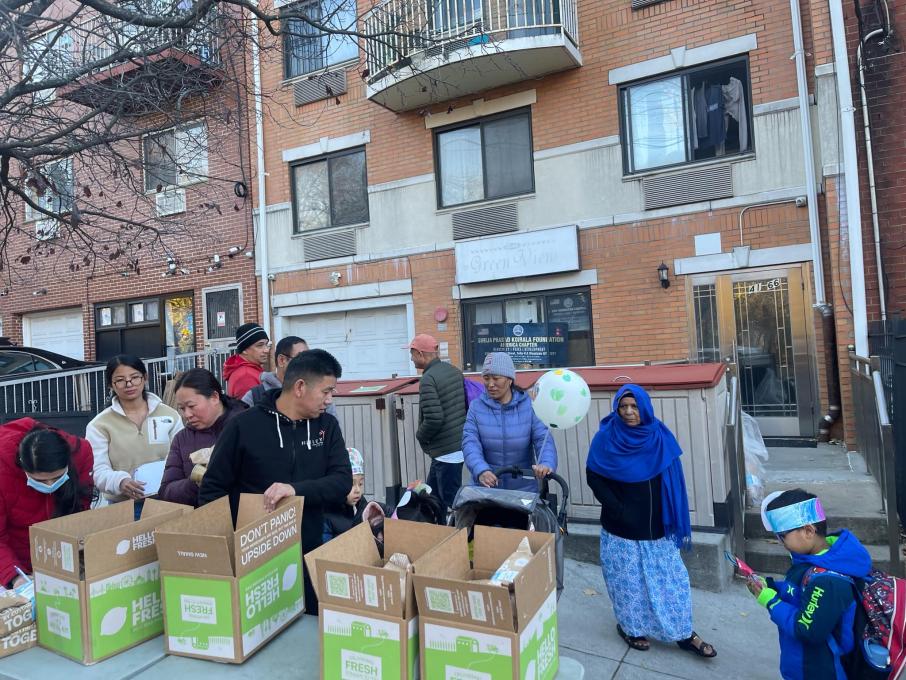 गिरिजाप्रसाद कोइराला फाउन्डेसन अमेरिकाद्धारा खाद्यान्न वितरण